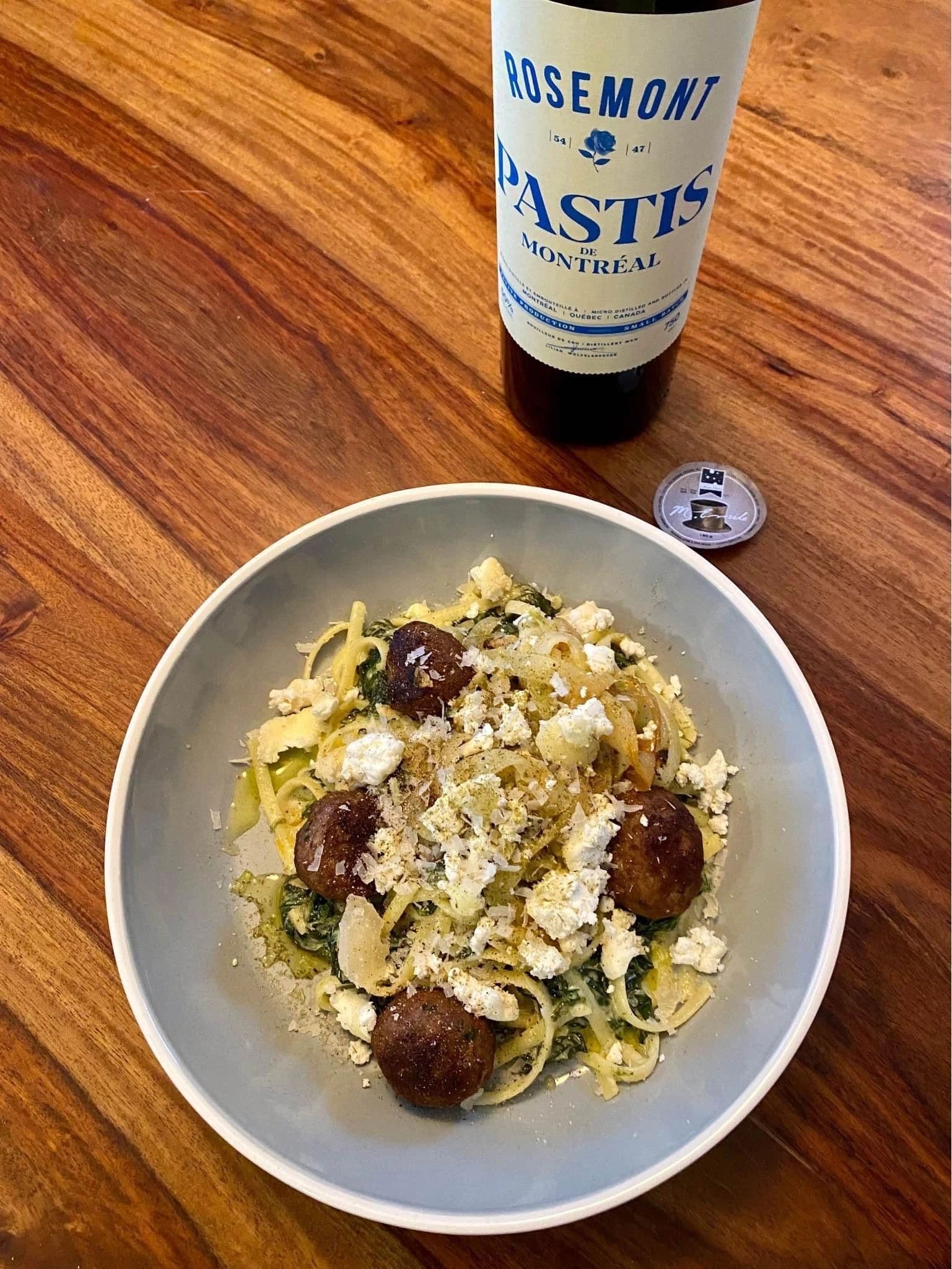 MR ÉMILE AND HIS ITALIAN DEER: FENNEL AND PASTIS MEATBALLS
